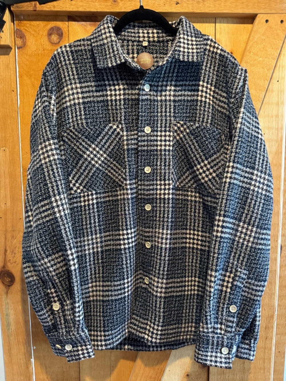 Common People ‘Far’ Plaid Overshirt, Men’s M